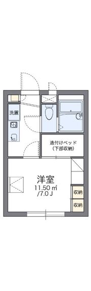 レオパレスメゾン ドゥ トロンの間取り画像
