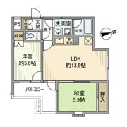 ピアコート上野毛の間取り画像