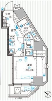 ミテッツァ北品川の間取り画像