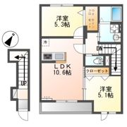 Nagisalle Ⅱの間取り画像