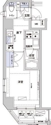 ハーモニーレジデンス住吉の間取り画像