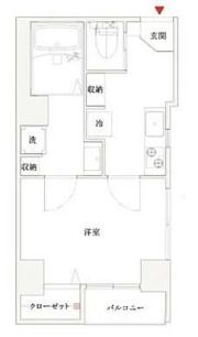 城見マンションの間取り画像