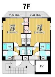 金太郎ヒルズ388緑の間取り画像