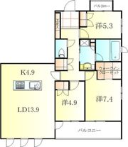 サンクレーア矢場町の間取り画像