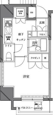セジョリ西麻布の間取り画像