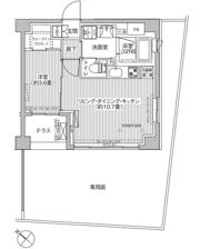 シティカレント目黒学芸大学の間取り画像