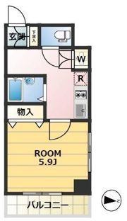 Verona錦糸町ⅡLussoの間取り画像
