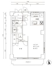チャリオット南砂の間取り画像