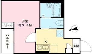 フェリーチェ東高円寺Dの間取り画像