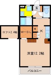 ラフィーナパレス宮崎の間取り画像