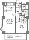 フレール早稲田の間取り画像