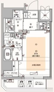 フェルクルールプレスト両国の間取り画像