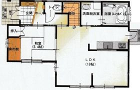 貸家 高石市東羽衣の間取り画像