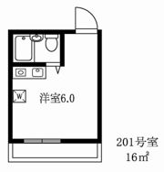 メゾンパークサイドの間取り画像