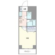 スカイコート月島の間取り画像