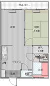 芦花パレスの間取り画像