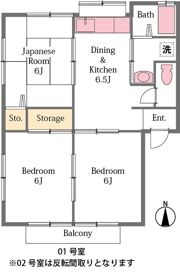 利根川ハイツA棟の間取り画像