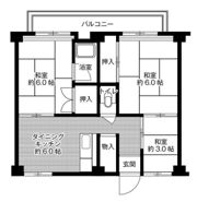 ビレッジハウス東二見3号棟の間取り画像
