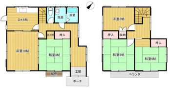 加須市向古河戸建ての間取り画像