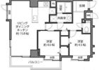 麻布十番マンションの間取り画像