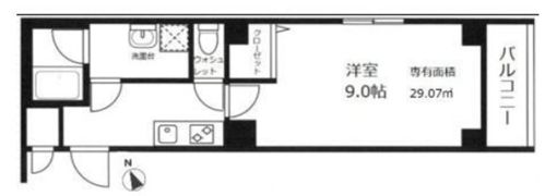 イル・フローラ越中島の間取り画像