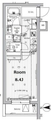 メイクスデザイン学習院下の間取り画像