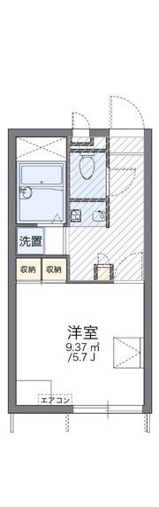 レオパレスIZUMIの間取り画像