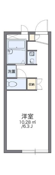 レオパレスけやき通りの間取り画像