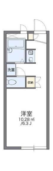 レオパレスけやき通りの間取り画像