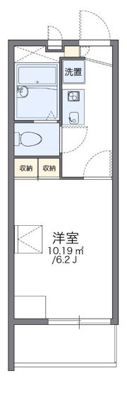 レオパレス花水木一番館の間取り画像