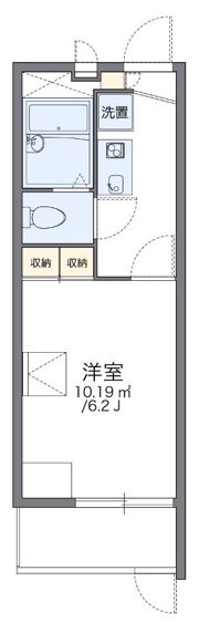 レオパレス花水木二番館の間取り画像