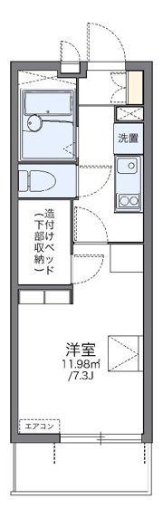 レオパレス安住の間取り画像