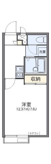 レオパレス北三国丘の間取り画像
