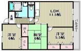 HAPUNA高石の間取り画像