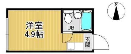 下北沢第2コーポの間取り画像