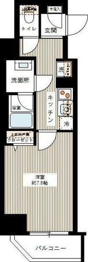 アイル ラメール錦糸町の間取り画像