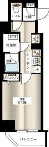 アイル ラメール錦糸町の間取り画像