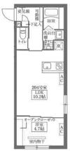 COCOCUBE鵜の木の間取り画像