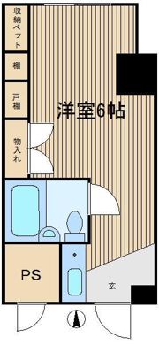 東中野アパートメンツの間取り画像