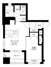 デュオ・スカーラ田原町の間取り画像