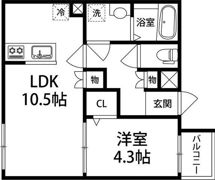 アレグリア鳳ノースの間取り画像