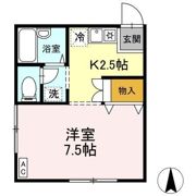 パルフラットの間取り画像