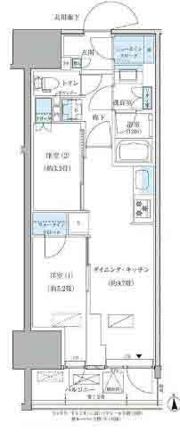 パークアクシス品川天王洲アイルの間取り画像