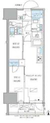 パークアクシス品川天王洲アイルの間取り画像
