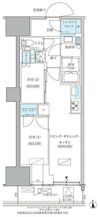 パークアクシス品川天王洲アイルの間取り画像