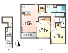 ボンヌフォルチュンヌの間取り画像