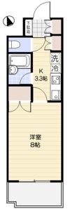 PLATZ中井の間取り画像