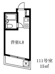 シティフラット25の間取り画像