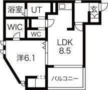 フラット大須の間取り画像