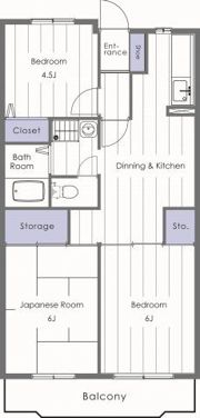 パラシオン糀屋の間取り画像